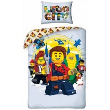 Детски спален комплект LEGO City 1048BL -1