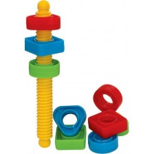 Детска играчка Bigjigs - Комплект за завинтване