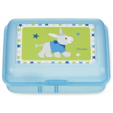Детска кутия за храна Sterntaler - Магаренце, синя -1