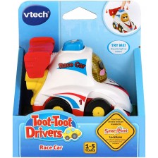 Детска игрчака Vtech - Мини количка, състезателна кола, бяла -1
