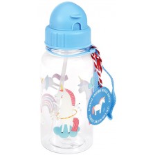 Детска бутилка за вода Rex London - Вълшебният еднорог, 500 ml -1