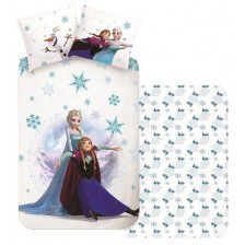 Детски спален комплект от 2 части Sonne - Frozen, бял -1