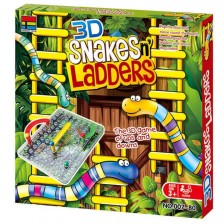 Детска игра Kingso - Змии и стълби -1