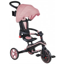 Детска сгъваема триколка 4 в 1 Globber - Explorer Trike Foldable, розова -1