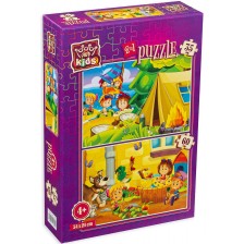 Детски пъзел Art Puzzle 2 в 1 - Летни забавления -1