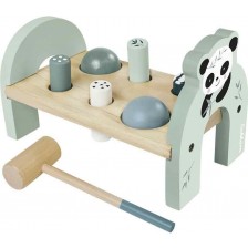 Детски дървен комплект Eichorn - Игра с чук и пейка -1