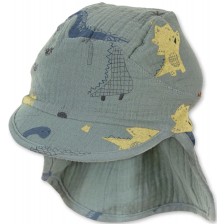 Детска лятна шапка Sterntaler - С динозаври, 53 cm, 2-4 години