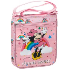 Детска чанта за рамо Safta - Minnie Mouse Rainbow