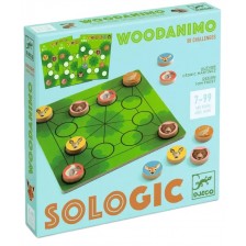Детска логическа игра Djeco - Woodanimo -1