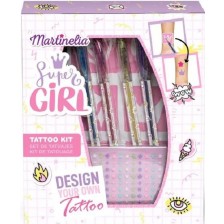 Детски комплект за татуировки Martinelia - Super Girl  -1