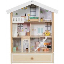 Детска дървена къща за кукли Classic World -1