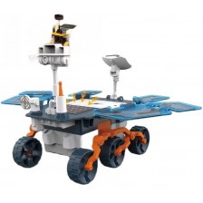 Детска играчка за сглобяване Raya Toys - Соларен робот Марсоход, 46 части, син -1