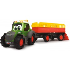 Детска играчка Dickie Toys ABC - Трактор с ремарке за животни, Fendti -1