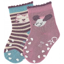 Детски чорапи за пълзене Sterntaler - 2 чифта, 21/22, 18-24 месеца -1