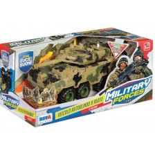 Детска играчка RS Toys - Танк с гумени колела