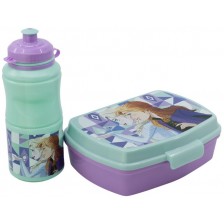 Детски комплект Stor - Frozen, бутилка и кутия за храна -1