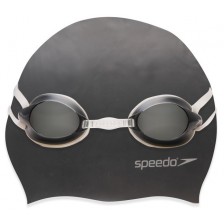 Детски плувен комплект Speedo - Шапка и очила, черен -1