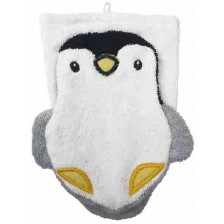 Детска гъба тип тривка за баня Fuernis - Пингвин -1