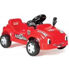Детска кола с педали Dolu - Smart, червена -1