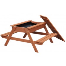 Детска дървена маса и пясъчник 2 в 1 Ginger Home -1