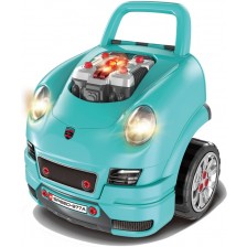 Детски интерактивен автомобил Buba - Motor Sport, син