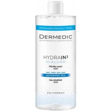 Dermedic Hydrain3 Hialuro Мицеларна вода H2O, 500 ml -1