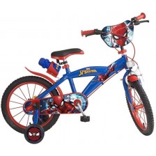 Детски велосипед Huffy - 16, Spiderman, син -1