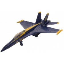 Детска играчка Newray - Самолет, F/A 18 Blue Angels, 1:72 -1