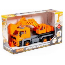 Детска играчка Polesie - Камион с багер Diamond -1