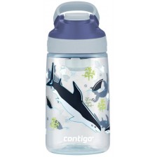 Детска бутилка за вода Contigo Gizmo Sip - Акула -1