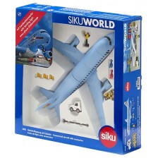 Детски игрален комплект Siku - Самолет с аксесоари -1
