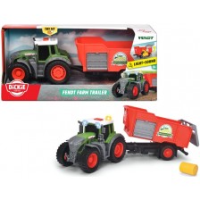 Детска играчка Dickie Toys - Трактор с ремарке, Fendt farm trailer -1