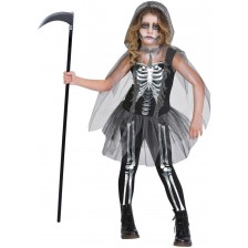 Детски карнавален костюм Amscan - Skeleton Reaper, 12-14 години -1