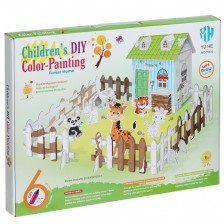 Детски комплект GОТ - Ферма за сглобяване и оцветяване -1