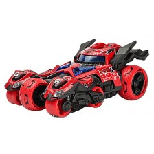 Детска играчка 3 в 1 Raya Toys - Кола трансформърс, червена -1