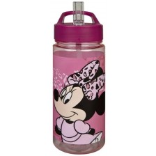 Детска бутилка за вода Undercover Scooli - Aero, Minnie Mouse, 500 ml