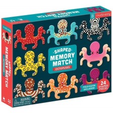 Детска мемори игра Mudpuppy - Октоподи