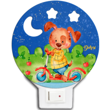 Детска нощна LED лампа Dekori - Куче -1