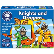 Детска образователна игра Orchard Toys - Рицари и дракони -1