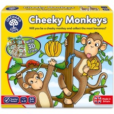Детска образователна игра Orchard Toys - Нахални маймунки -1