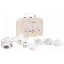 Детски комплект за чай Moulin Roty - Порцелан, 11 части
