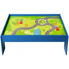 Детска дървена маса за игра Acool Toy - Синя -1