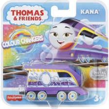Детска играчка Fisher Price Thomas & Friends - Влакче с променящ се цвят, лилаво -1