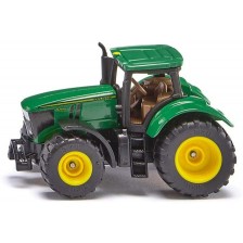 Детска играчка Siku - Трактор John Deere 6215R, зелен