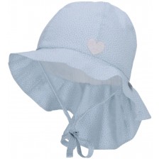 Детска лятна шапка с UV 50+ защита Sterntaler - 45 cm, 6-9 месеца, синя -1
