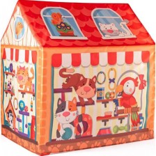Детска палатка за игра Woody - Магазин за домашни любимци -1