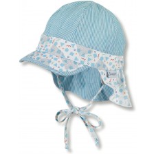 Детска лятна шапка с UV 30+ защита Sterntaler - 49 cm, 12-18 месеца, синя