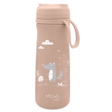 Детски термос със сламка Nuvita - 500 ml, English Rose -1