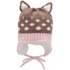 Детска плетена шапка Sterntaler - Коте, 53 cm, 2-4 години -1