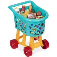 Детски комплект Battat - Пазарска количка с продукти